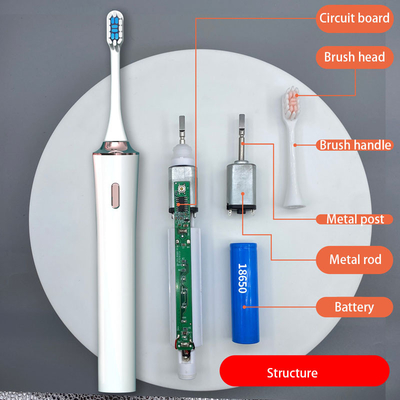 サイレント ソニック電動歯ブラシ 42000 RPM、5 つのモードを備え、90 日間使用可能