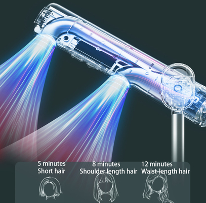 1億個のマイナスイオンとダブル吹き出し口を備えた最新設計縦型ハイスピードドライヤー